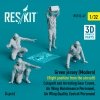 RESKIT RSF32-0047 Green jersey (Modern) (Right position from the aircraft) Catapult and Arresting Gear Crews, Air Wing Maintenance Personnel, Air Wing Quality Control Personnel (4 pcs) (3D Printed) 1/32